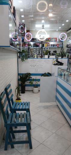 عکس موبایل آبی