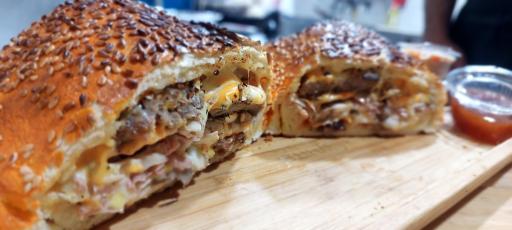 عکس فست‌فود گوشت آتیشی