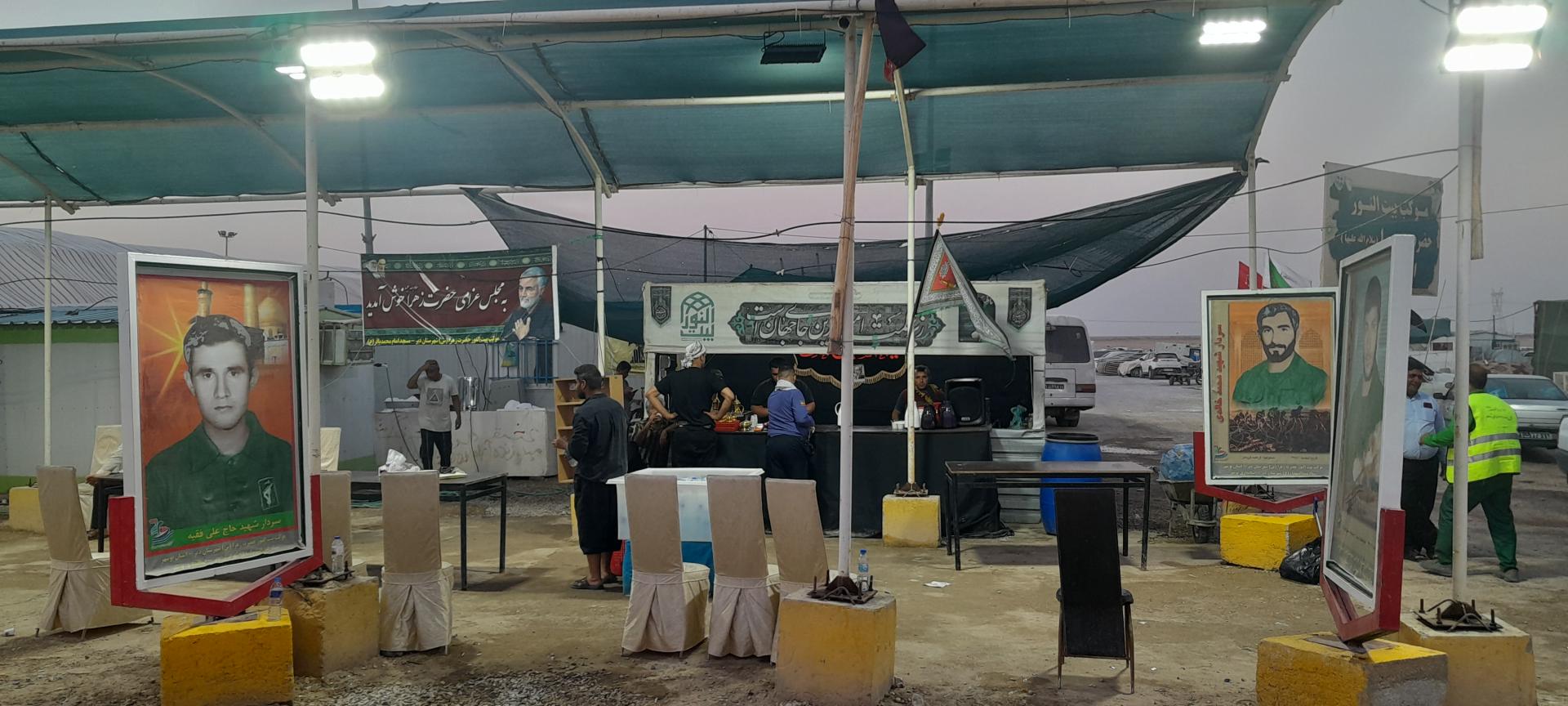 عکس موکب بیت النور حضرت زهرا.س. شهرستان دیر