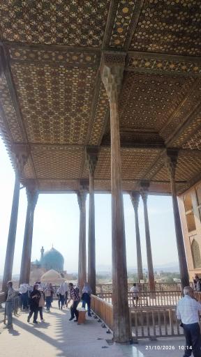 عکس عمارت عالی قاپو