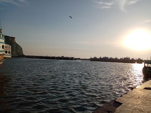 عکس اسکله و بازار ماهی فروشان بریس