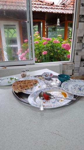 عکس سفره خانه سنتی باغ بهشت سپه سرا
