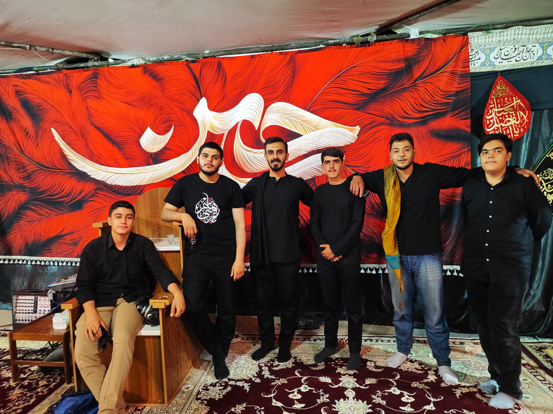 عکس خیمه عزاداری هیئت محبین امام سجاد علیه السلام 