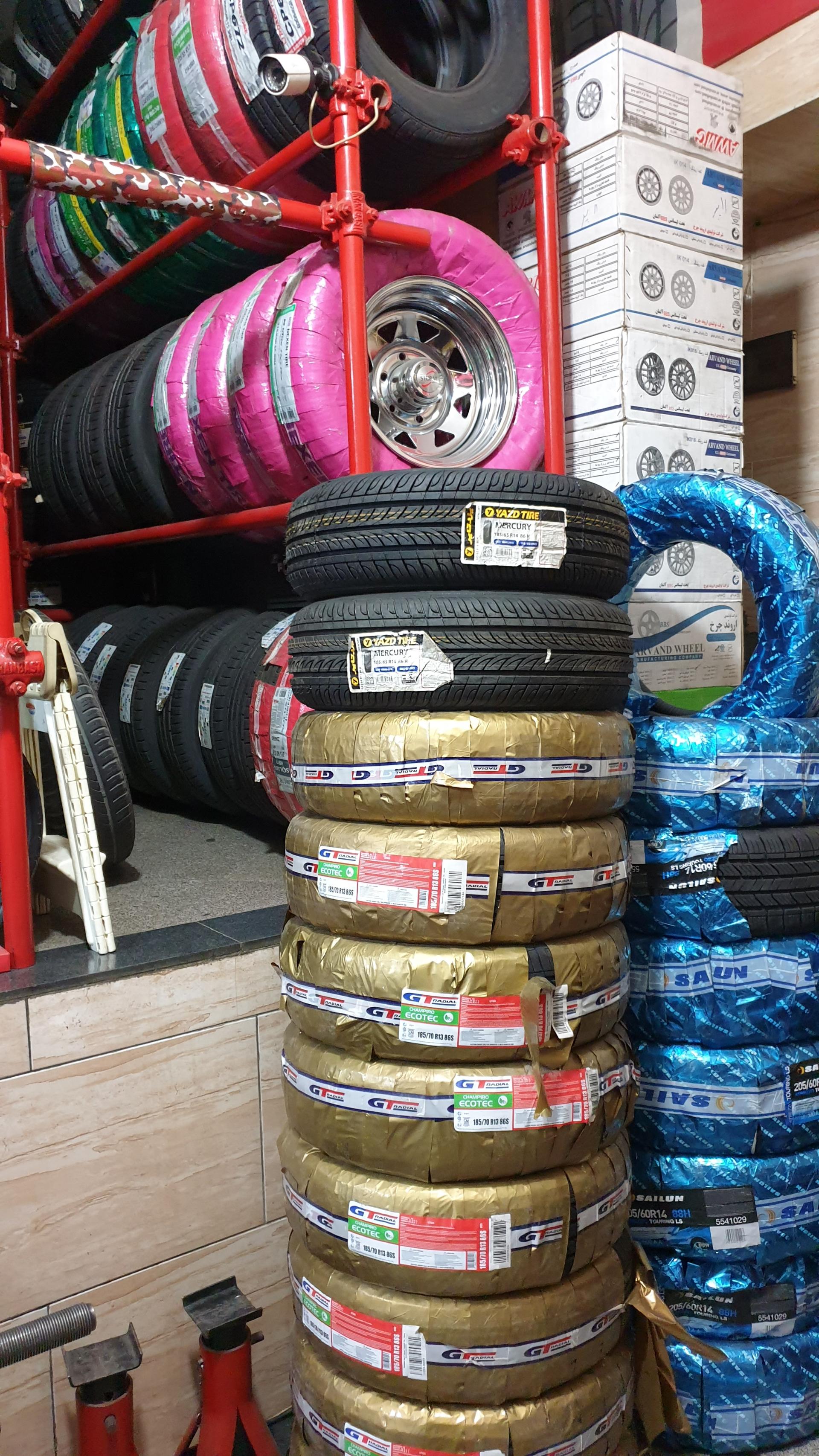 عکس رینگ و لاستیک پورمند