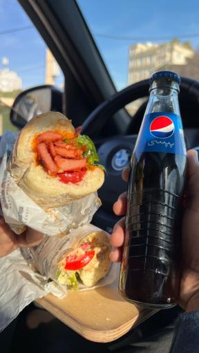 عکس ساندویچ کاغذی 