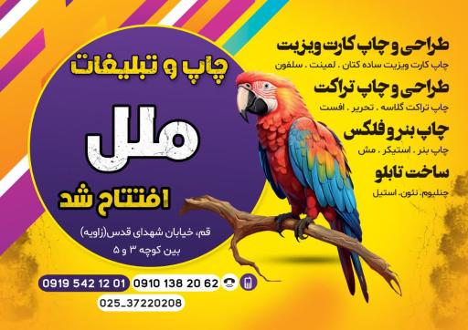 عکس چاپ و تبلیغات ملل