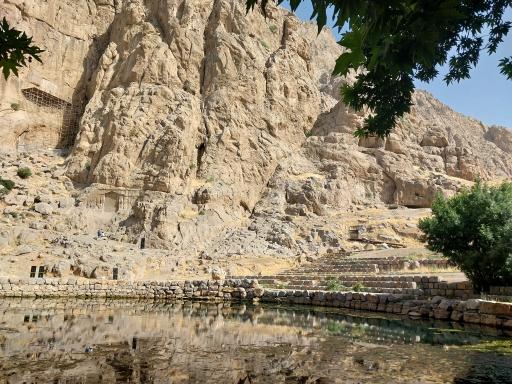 عکس سنگ نوشته بیستون