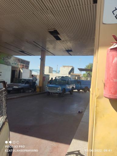 عکس جایگاه دو منظوره بنزین و گازوئیل 