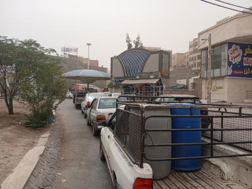 عکس پمپ بنزین صدف