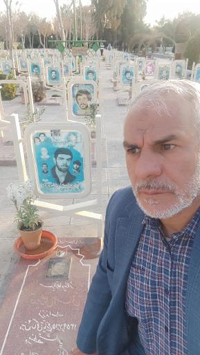 عکس مزار شهید قدیرعلی احسانی