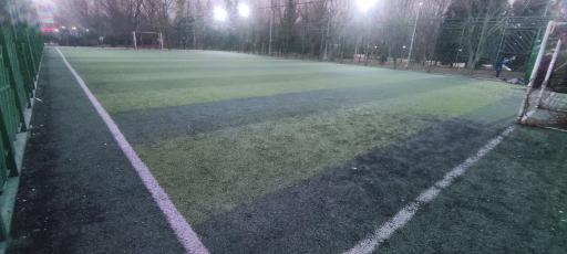 عکس زمین چمن مصنوعی بزرگ فوتبال بوستان تمدن