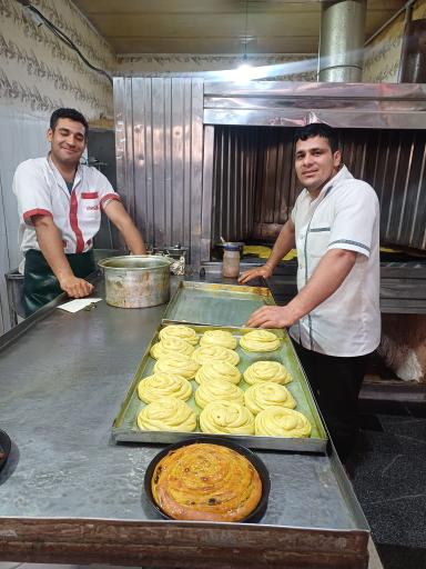 عکس فطیر پزی تک پز