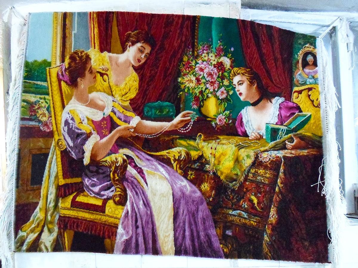 عکس آموزشگاه تابلوفرش آلما