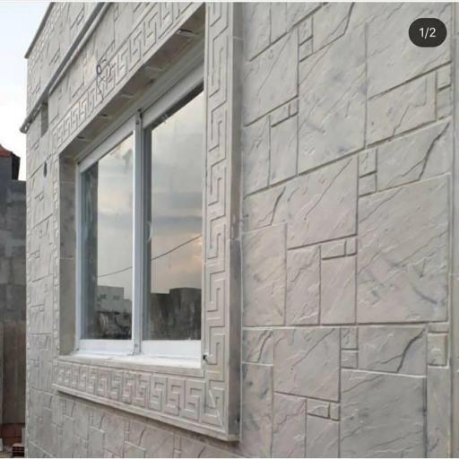 عکس کفپوش و نما پلیمری new stone