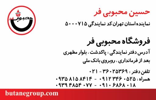 نمایندگی بوتان محبوبی فر 