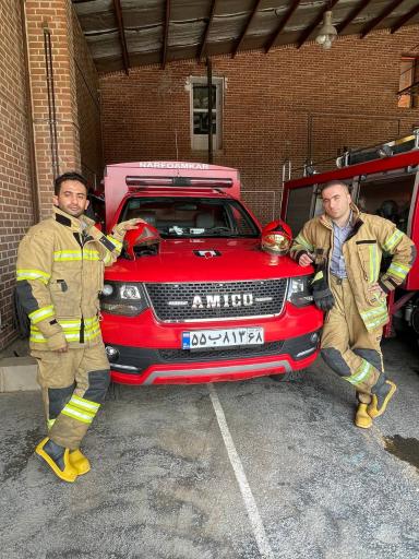 عکس ایستگاه 114 آتش نشانی مهرشهر