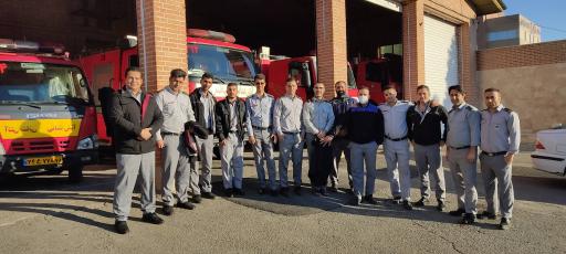 عکس ایستگاه 114 آتش نشانی مهرشهر