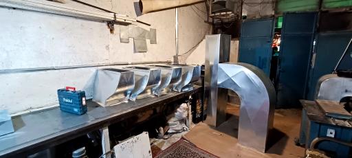 عکس کارگاه کانال سازی کولر غلامی