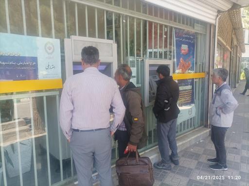 عکس خودپرداز بانک ملی