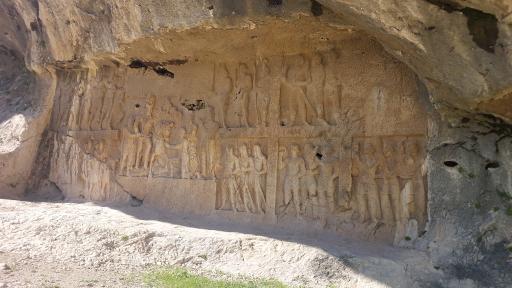 عکس نقش برجسته شاپور یکم