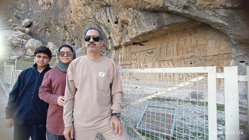 عکس نقش برجسته شاپور یکم