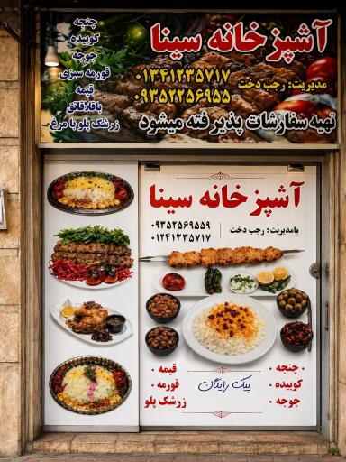 عکس آشپزخانه سینا