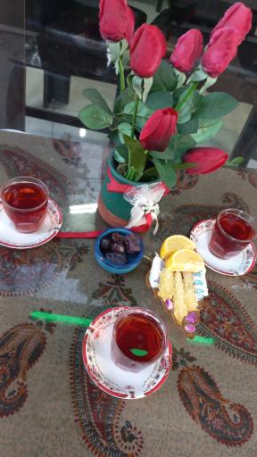 عکس صبحانه سرای عارف