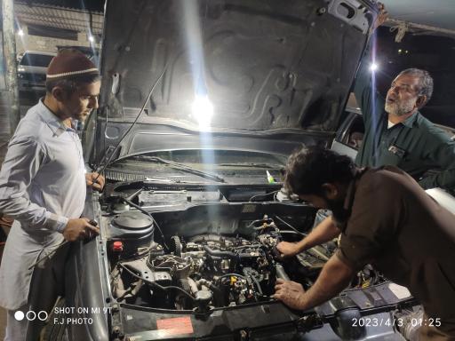 عکس تعمیرگاه شاهین صافکاری نقاشی میکانیکی