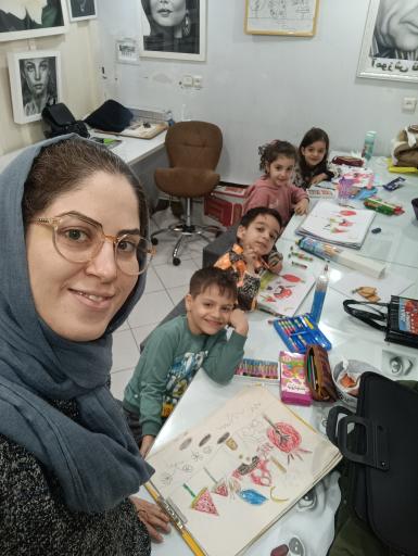 عکس آموزشگاه نقاشی مهر