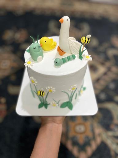 عکس کیک خانگی نوتلا