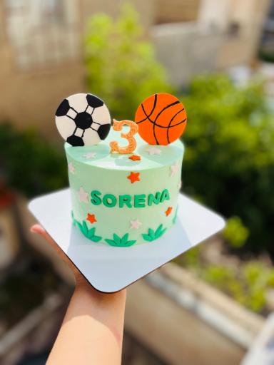 عکس کیک خانگی نوتلا