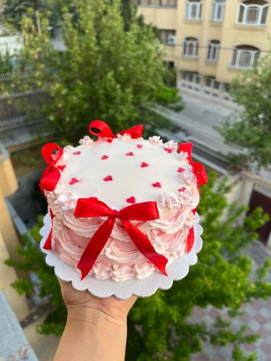 عکس کیک خانگی نوتلا