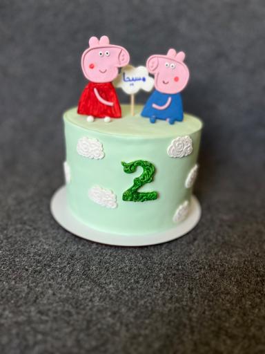 عکس کیک خانگی نوتلا