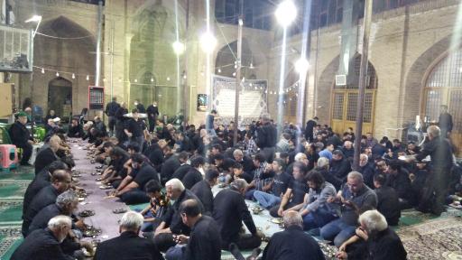 عکس محراب  و شبستان مسجد جامع بسطام 