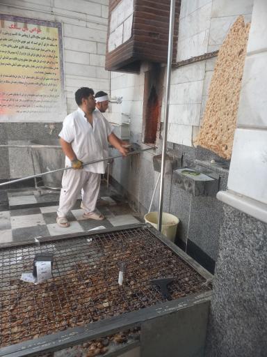 عکس نانوایی سنگکی