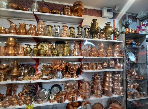 عکس ظروف مس زنجان