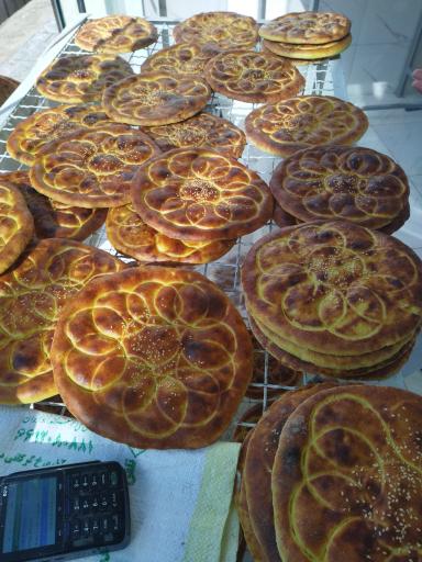 عکس نانوایی بربری گندم