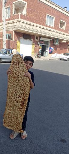 عکس نانوایی سنگکی دایی حسین