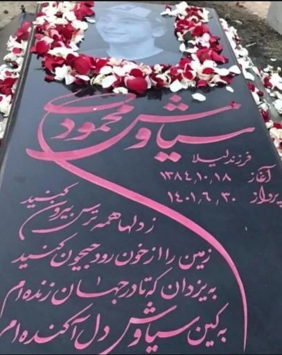 عکس مزار سیاوش محمودی