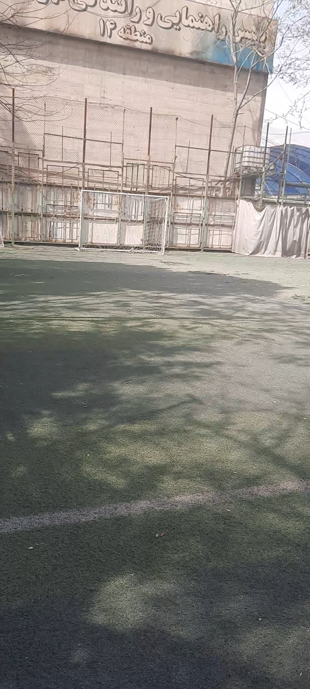 عکس زمین چمن اناری