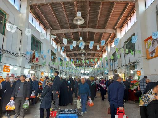 عکس میدان میوه و تره بار پیروزی