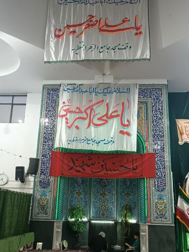 عکس مسجد جامع الزهرا منظریه