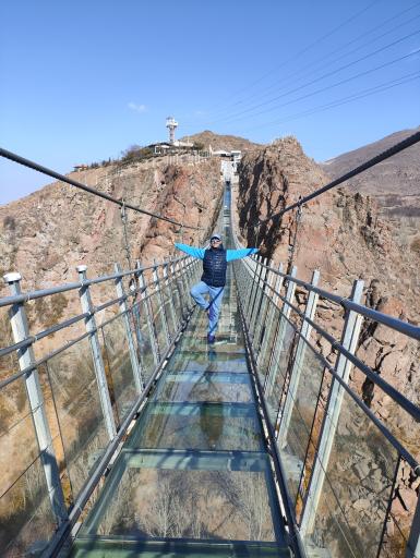 عکس پل معلق شیشه ای هیر