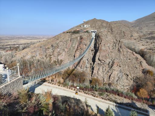 عکس پل معلق شیشه ای هیر