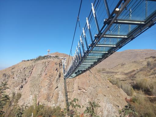 عکس پل معلق شیشه ای هیر