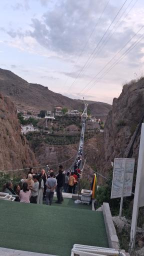 عکس پل معلق شیشه ای هیر