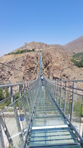 عکس پل معلق شیشه ای هیر