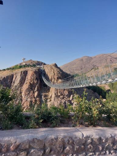 عکس پل معلق شیشه ای هیر