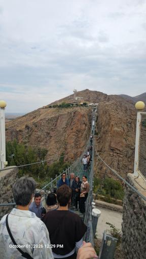 عکس پل معلق شیشه ای هیر