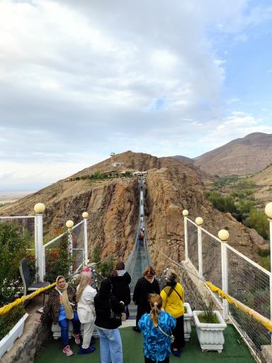 عکس پل معلق شیشه ای هیر